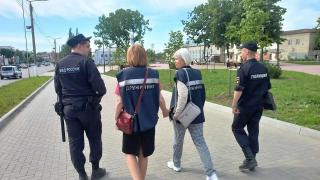 Патрулирование улиц в вечернее время Патрулирование улиц в вечернее время