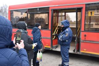 В Гусь-Хрустальном проходят межведомственные проверки соблюдения масочного режима в общественном транспорте