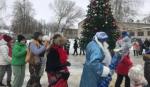 В посёлке Гусевском прошло открытие Новогодней Ёлки