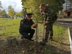 Сотрудники полиции и общественники приняли участие во всероссийском экологическом субботнике