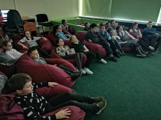 Ученики школы №1 на протяжении всей недели смотрели фильмы о родном городе