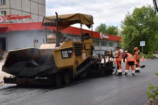 В Гусь-Хрустальном продолжается ремонт участков городских дорог