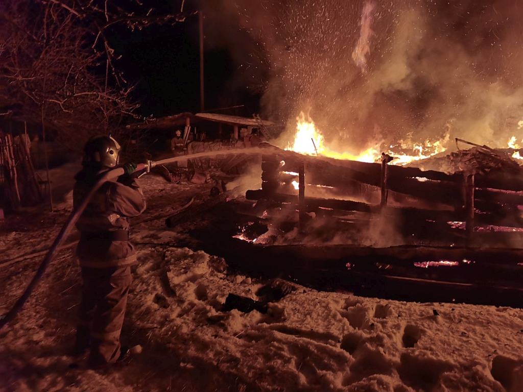 Пожарные Гусь-Хрустального гарнизона ликвидировали пожар в частном доме и  не дали огню распространиться на вольер с животными | 25.03.2021 | Гусь- Хрустальный - БезФормата