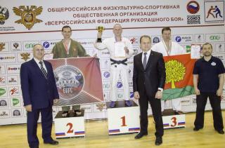 Гусевской рукопашник стал Чемпионом России в Орле