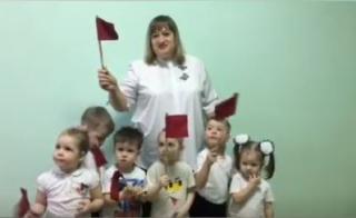 Воспитанники гусевского детского сада №4 поддерживают олимпийцев