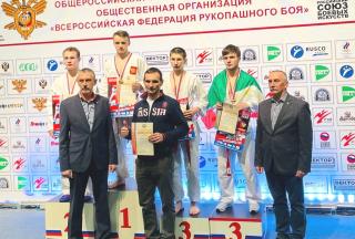 Гусевской спортсмен стал 4-х кратным победителем Первенства России по рукопашному бою