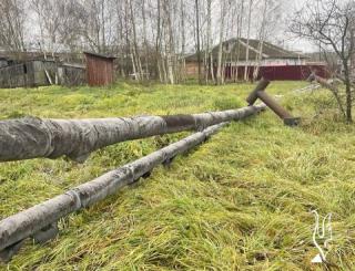 Падение опор участка теплосети на улице Курловской: ситуация под контролем Падение опор участка теплосети на улице Курловской: ситуация под контролем