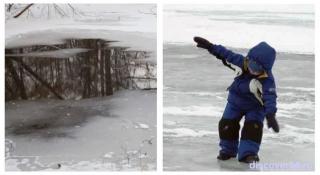 Гусевчан предупреждают об опасности выхода на тонкий лед