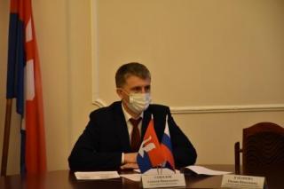 Глава города Алексей Соколов обсудил с представителями бизнес сообщества Гусь-Хрустального темпы вакцинации
