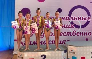 Гусевские гимнастки стали серебряным призером межрегиональных соревнований