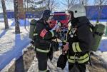 Гусевские спасатели успешно прошли пожарно-тактические учения