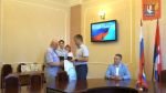 Первые семь граждан, прибывших в Гусь-Хрустальный из Мариуполя, получили российские паспорта
