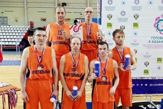 Команда из Гусь-Хрустального стала серебряным призёром Всероссийских соревнований Специальной Олимпиады по баскетболу и юнифайд-баскетболу
