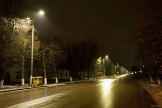 Уличное освещение в городе Гусь-Хрустальный проверили сотрудники ГИБДД