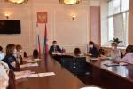 Заседание оперативного штаба по предупреждению распространения во Владимирской области коронавирусной инфекции