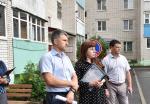 Глава города Алексей Соколов принял участие в инспекционной поездке на дворовые территории