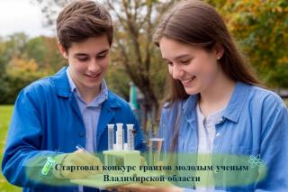 Стартовал конкурс грантов молодым учёным Владимирской области Стартовал конкурс грантов молодым учёным Владимирской области