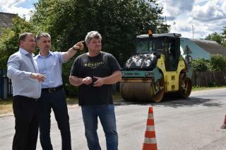 Благодаря областным дорожным субсидиям в Гусь-Хрустальном продолжается ремонт дорог